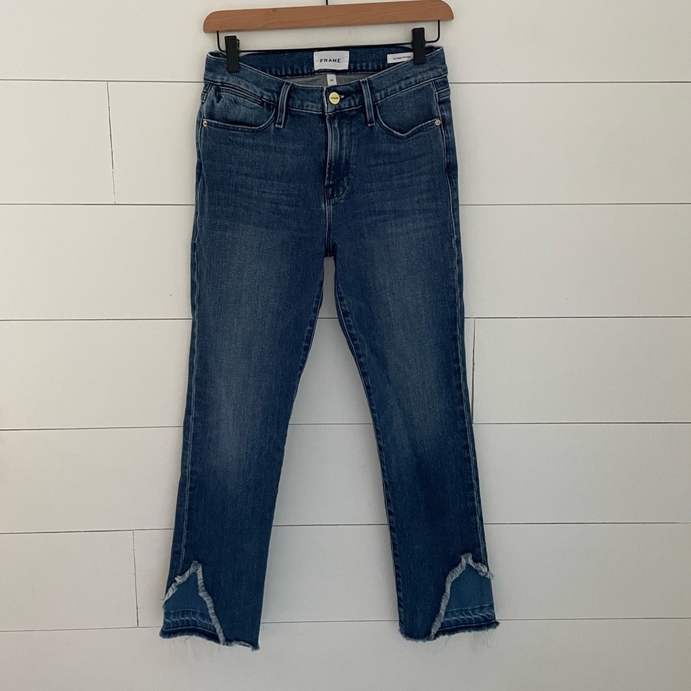Frame Le High Straight Jeans